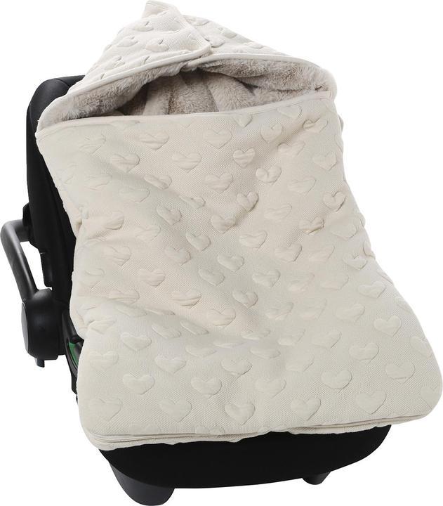 Vertbaudet Warmer Baby Ausfahrsack mit Jacquard-Herzen