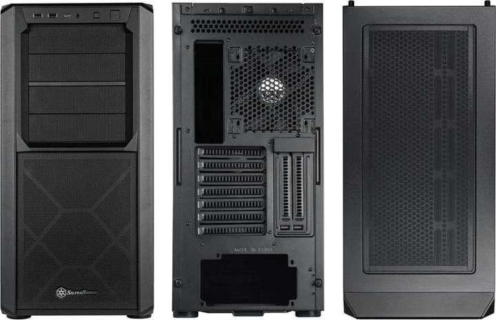 Image du produit Silverstone SilvStone SST-SED1-B ATX bk SST-SED1-B (ATX, SSI CEB, Mini-ITX, mATX, E-ATX, SSI EEB)
