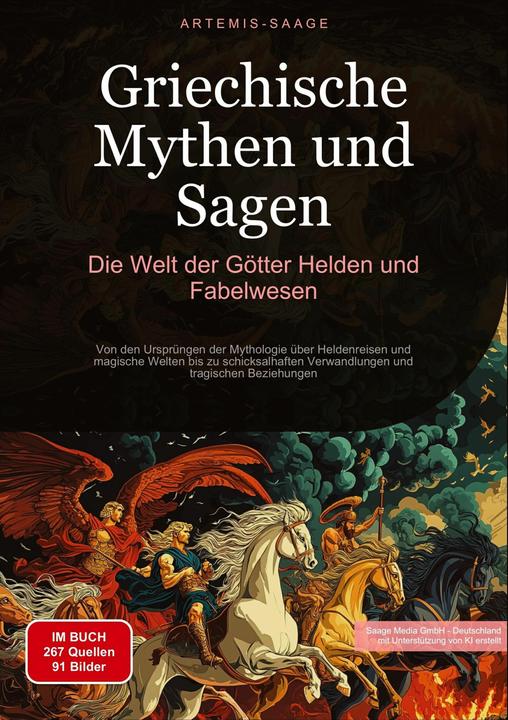 Produktbild Griechische Mythen und Sagen: Die Welt der Götter, Helden und Fabelwesen (Deutsch, Artemis Saage, 2025)