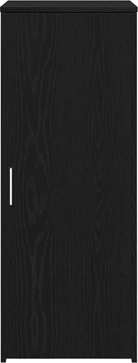 Image du produit VidaXL Armoire de stockage noire 40x45x103,5 cm Armoire en bois composite Armoire de classement