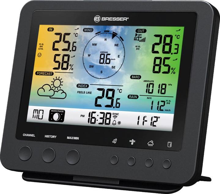 Produktbild Bresser Wetterstation Weather Center 5-in-1 WLAN Prof. Sensor