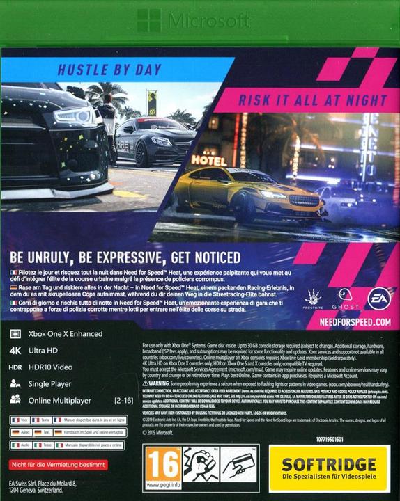 Immagine prodotto EA Games Need for Speed - Heat (Xbox Series X, Xbox One X, Multilingue)