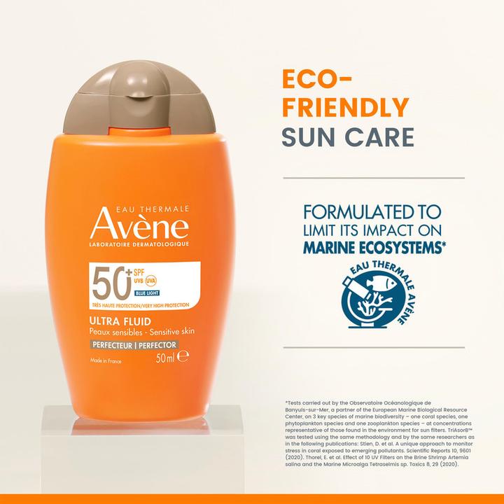 Actual product image Avène Ultra Fluid Perfector (Sun cream face, SPF 50+, 50 ml, 69 g)