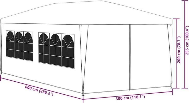 Produktbild VidaXL Luzia (600 cm, 300 cm)