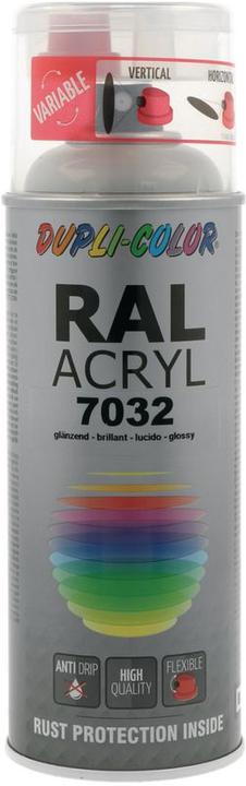 Immagine prodotto Dupli-Color Lacca acrilica lucida RAL 7032 grigio ghiaia (Grigio ghiaia, 0.40 l)