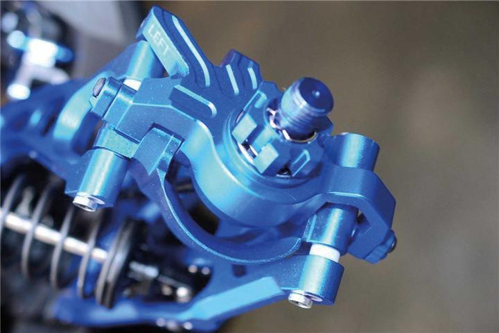 Produktbild GPM aluminium c-hubs vorne grün trx x-maxx