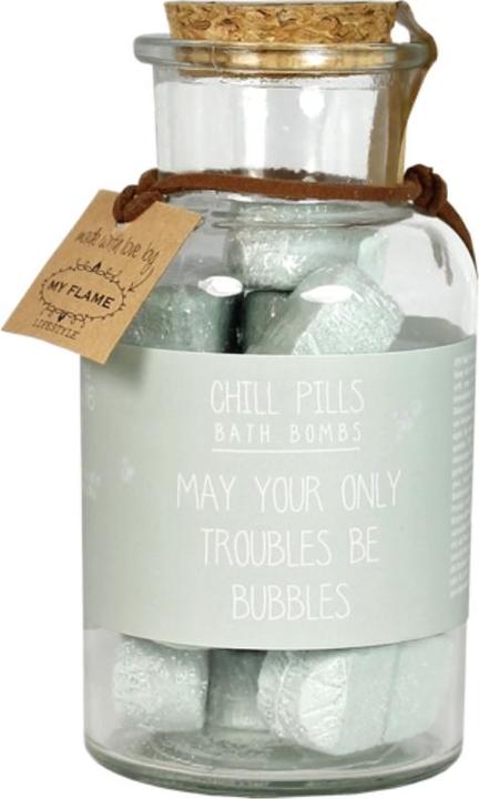 Actual product image My Flame Bath bomb May your only troubles be bubbles