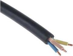 Rs Pro Netkabel, 3-aderig Zwart x 2,5 mm /Ø 12,0 (50 m)
