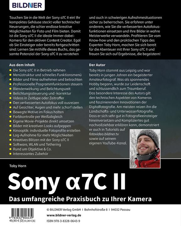 Produktbild Sony alpha 7C II (Deutsch, Toby Horn, Tobias Horn, 2024)