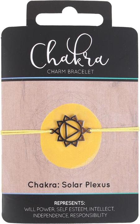 Actual product image Something Different Solar Plexus Chakra Charm Bracelet (100% synthetic material)