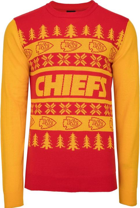 Foco NFL Ugly Sweater XMAS Strick Pullover Kansas City Chiefs XXL (XXL)