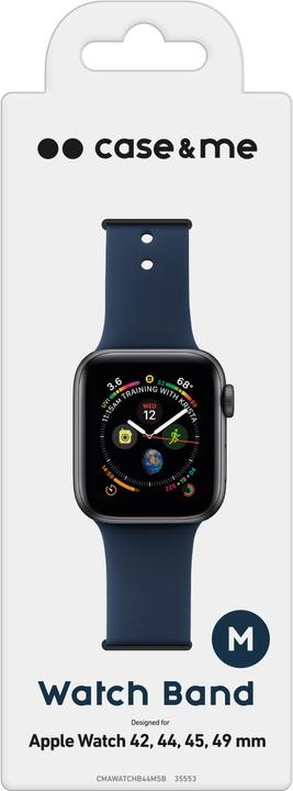 Immagine prodotto Caseme Cinturino taglia M per Apple Watch 42/44/45/49mm (42 mm, 44 mm, 45 mm, 49 mm, Silicone)
