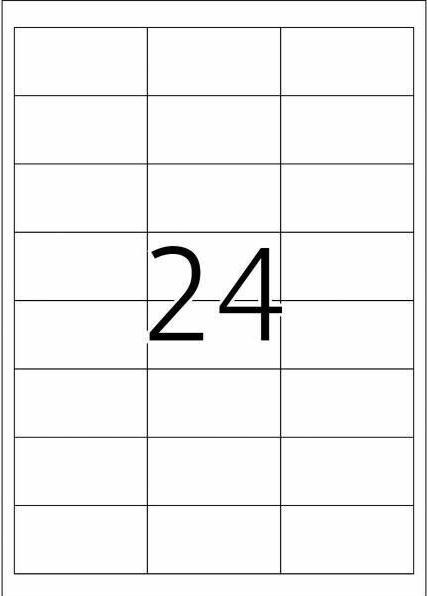 Actual product image HERMA Freezer labels A4