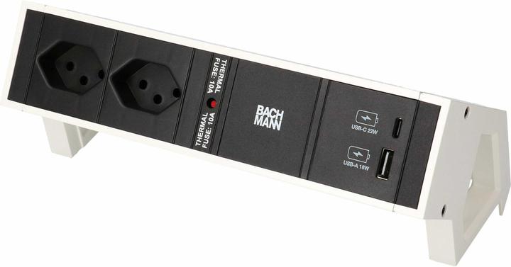 Bachmann Desk 2 (2 x, Typ 13, USB-A, USB-C, 0.20 m)