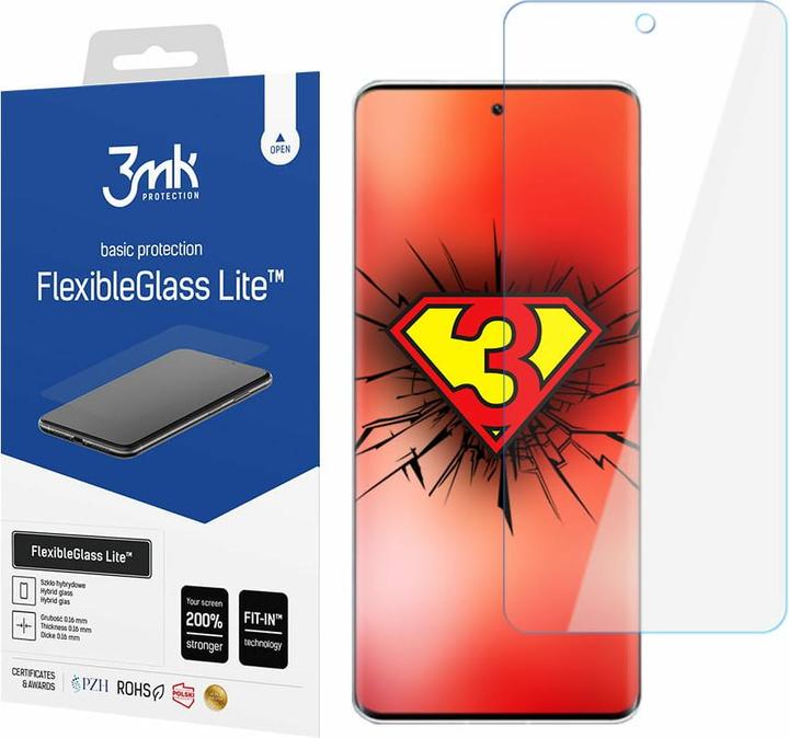Actual product image 3MK FlexibleGlass Lite Display Film (1 Piece, Xiaomi 12 Lite)