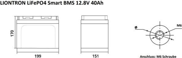 Image du produit Liontron LX Smart BMS 12,8V 40Ah (12.80 V, 40 Ah)
