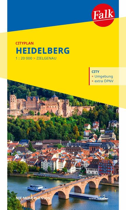 Produktbild Falk Cityplan Heidelberg 1:20.000