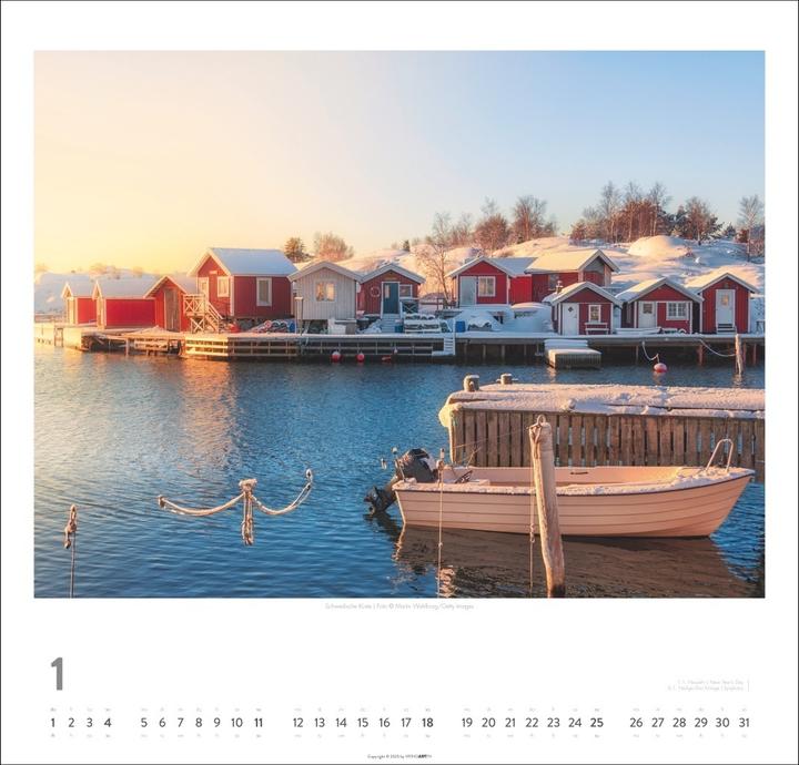 Produktbild Schweden Kalender 2026 - Licht und Wasser (48 x 46 cm, Deutsch)