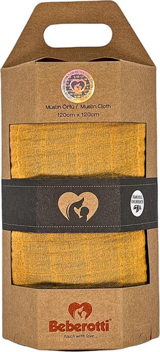 Produktbild Beberotti Organic Musselin Wickeldecke (120 cm, 120 cm)