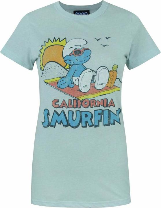 Actual product image Junk Food California Smurfin' Tshirt (L)