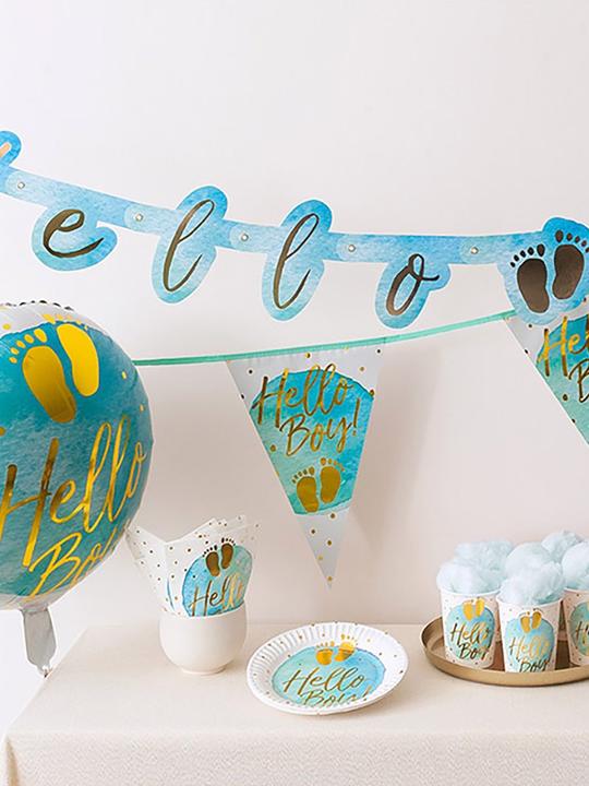 Produktbild Boland Folienballon Hello Boy! Ø45cm (1 x)