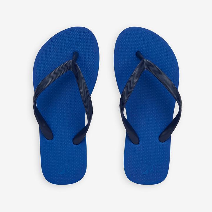 Actual product image Olaian Kids' Flip-flops - 500 Blue (31)