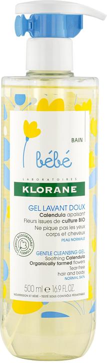 Klorane Gel detergente delicato con calendulaCapelli e corpo