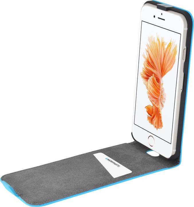Actual product image Mobiparts Premium Flip Case Apple iPhone 7/8/SE (2020/2022) Light Blue (Apple iPhone SE (3rd Gen), Apple iPhone SE (2nd Gen), Apple iPhone 8, Apple iPhone 7)