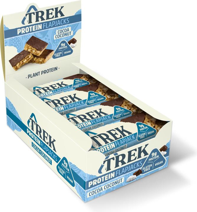 Actual product image Trek Protein Flapjack Cocoa & Coconut (Nut, Cocoa, Coconut, 1 pcs., 800 g)