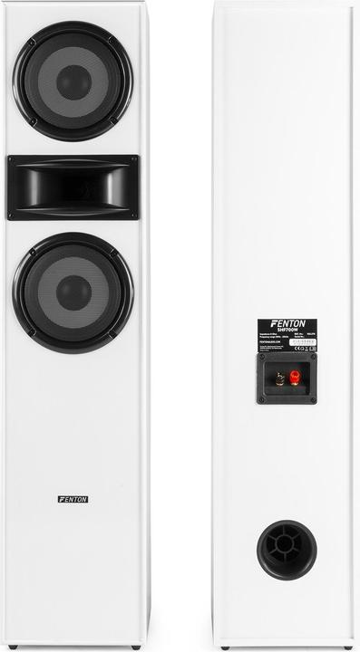Actual product image Fenton Floorstanding Loudspeaker Pair SHF700W White, Detail colour: White (1 pair, 200 W)
