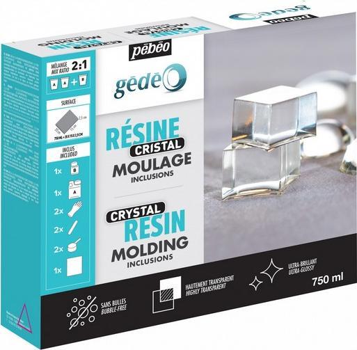 Immagine prodotto Pebeo Gédéo Kit Resina Cristal (Trasparente, 750 ml)