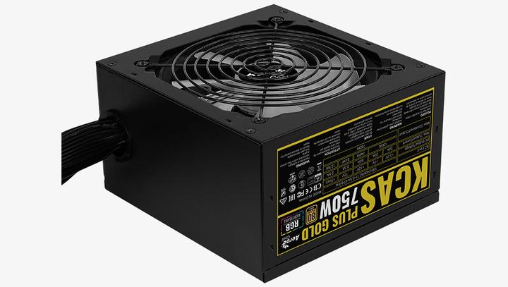 Image du produit AeroCool KCAS PLUS GOLD 750W - 750 W - 100 - 240 V - 47 - 63 Hz - 11-5.5 A - 130 (750 W)