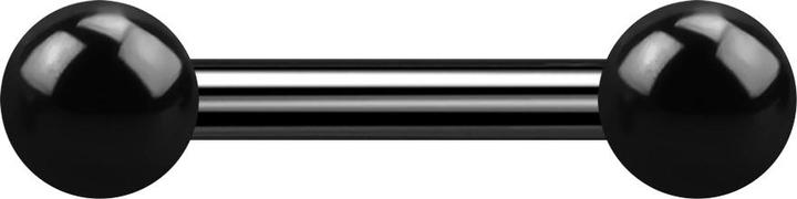 Immagine prodotto Star Piercing Filetto interno del bilanciere nero con due sfere (senza ottone)