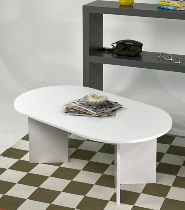 Actual product image Skye Decor Leo Oval Coffee Table (110 x 42 x 60 cm)