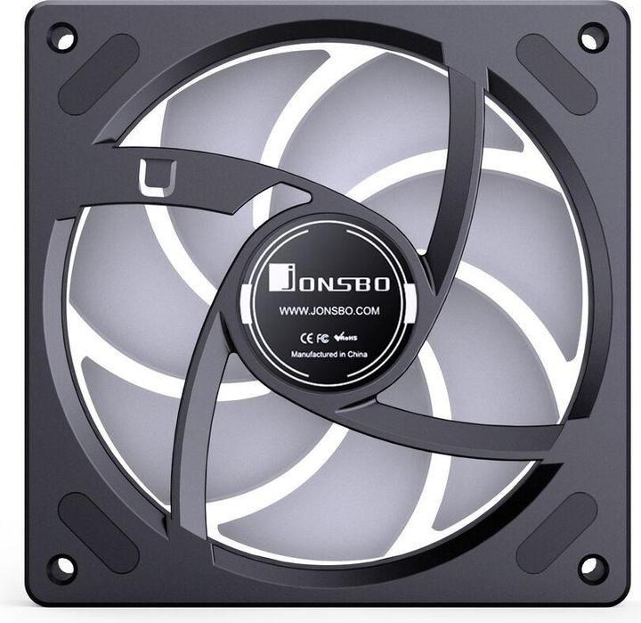 Image du produit Jonsbo ZB-120 ARGB PWM Lüfter - 120mm, schwarz (120 mm)