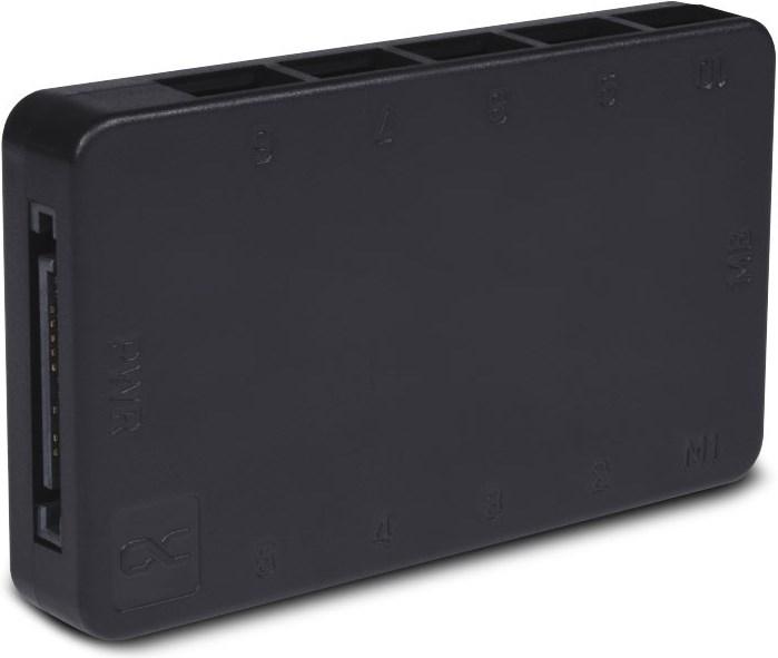 Produktbild Alphacool Core 10x 4-Pin PWM Splitter - schwarz (10 Lüfter)