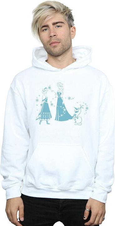 Immagine prodotto Disney Frozen Magic Snowflakes Felpa con Cappuccio Uomo (4XL)