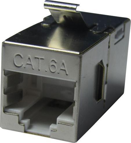 RND Coupleur en ligne, CAT6a, Blindé, RJ45 femelle - RJ45 femelle, Nombre de contacts - 8