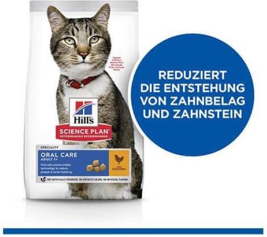 Produktbild Hill's Science Plan Adult Oral Care, Chicken (Adult, 1 Stk., 1500 g)