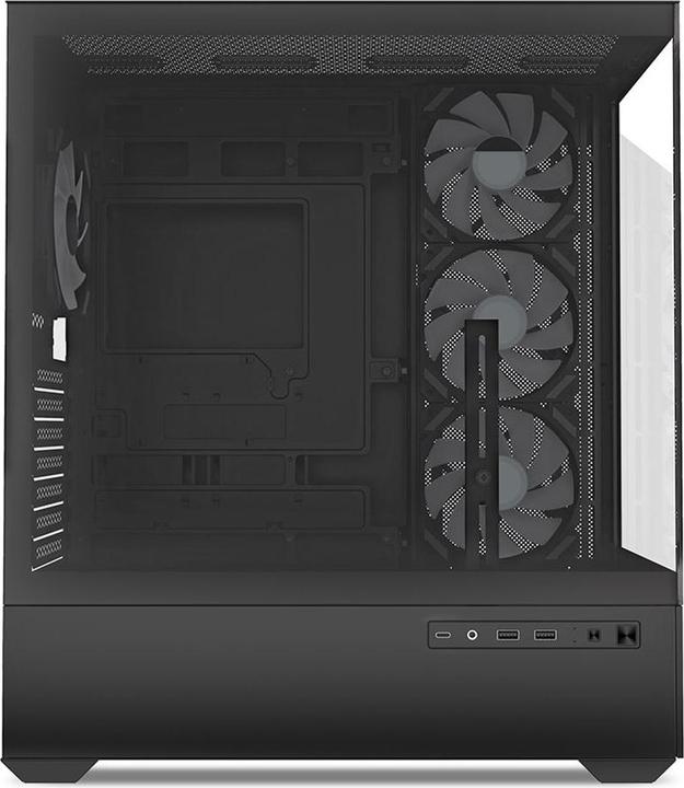 Actual product image Sharkoon AK6 RGB Black ATX (black) (mATX, ATX, Mini-ATX)