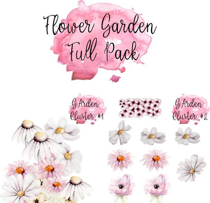 Produktbild Little Rae Prints Wandsticker Flower Garden