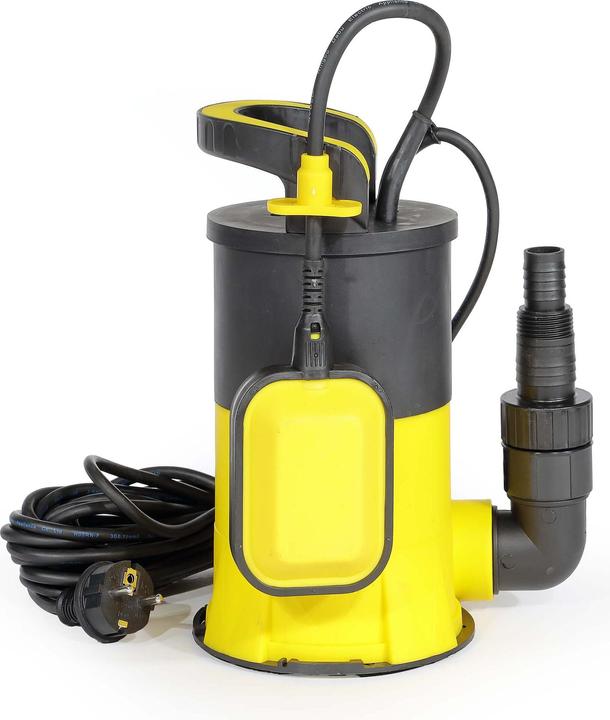 Produktbild Wiltec flachsaugende Tauchpumpe Schwimmer 850W Tiefbrunnenpumpe Flachsaugerpumpe (Durchlaufpumpe)