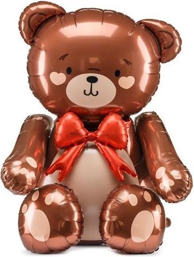 Produktbild Partydeco XL Bär (Teddy) AirLoonz Ballon (zum selber aufblasen mit Luft) (1 x)