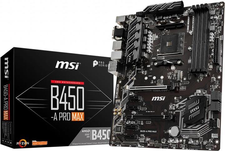 Image du produit MSI B450-A PRO MAX (AM4, AMD B450, ATX)