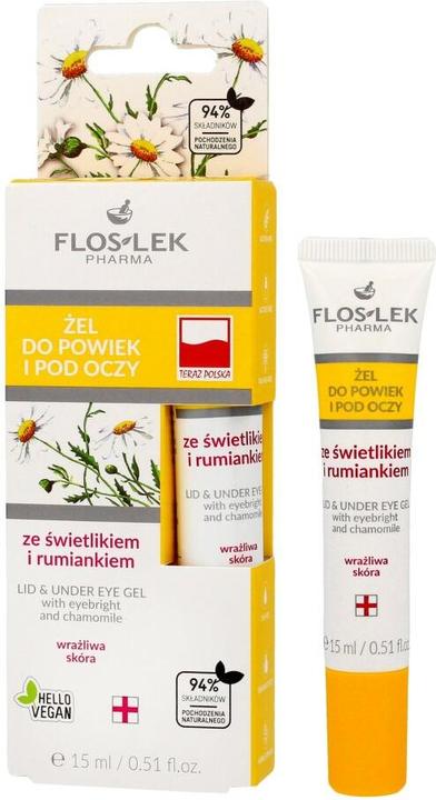 Immagine prodotto FlosLek Pharma Cura degli occhi (Gel per la cura degli occhi, 15 ml, Giorno + Notte)