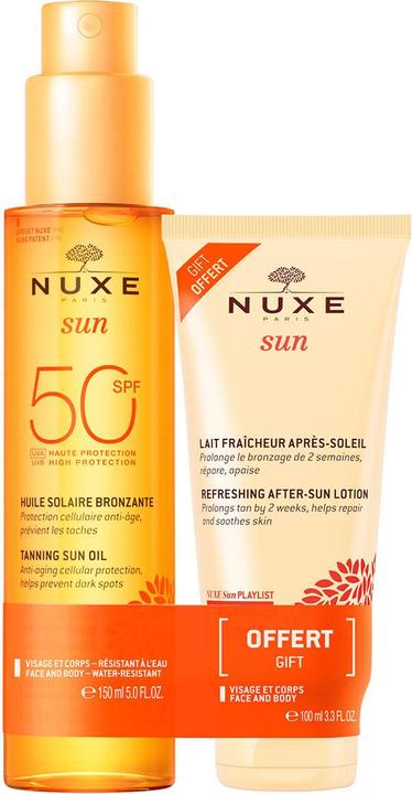 Immagine prodotto Nuxe Il sole tramonta (Latte solare, Olio abbronzatura, SPF 50, 150 ml)