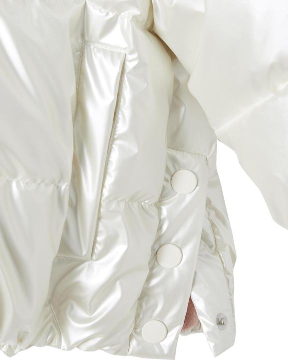 Produktbild Vertbaudet Mädchen Kapuzen-Steppjacke in Perlmutt-Optik, Wattierung Recycling-Polyester (86)