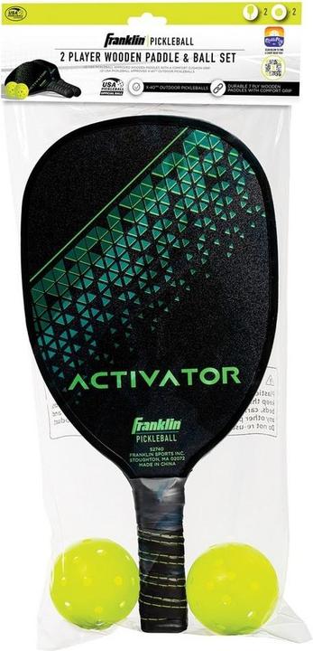 Actual product image Franklin Activator Pickleball Paddle and Ball Set
