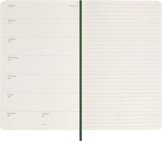 Produktbild Moleskine Notizkalender (Pocket, A6, Englisch)
