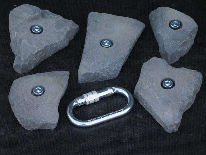 Actual product image KS Klettergriffe Birkkar climbing holds set (Natural stone)